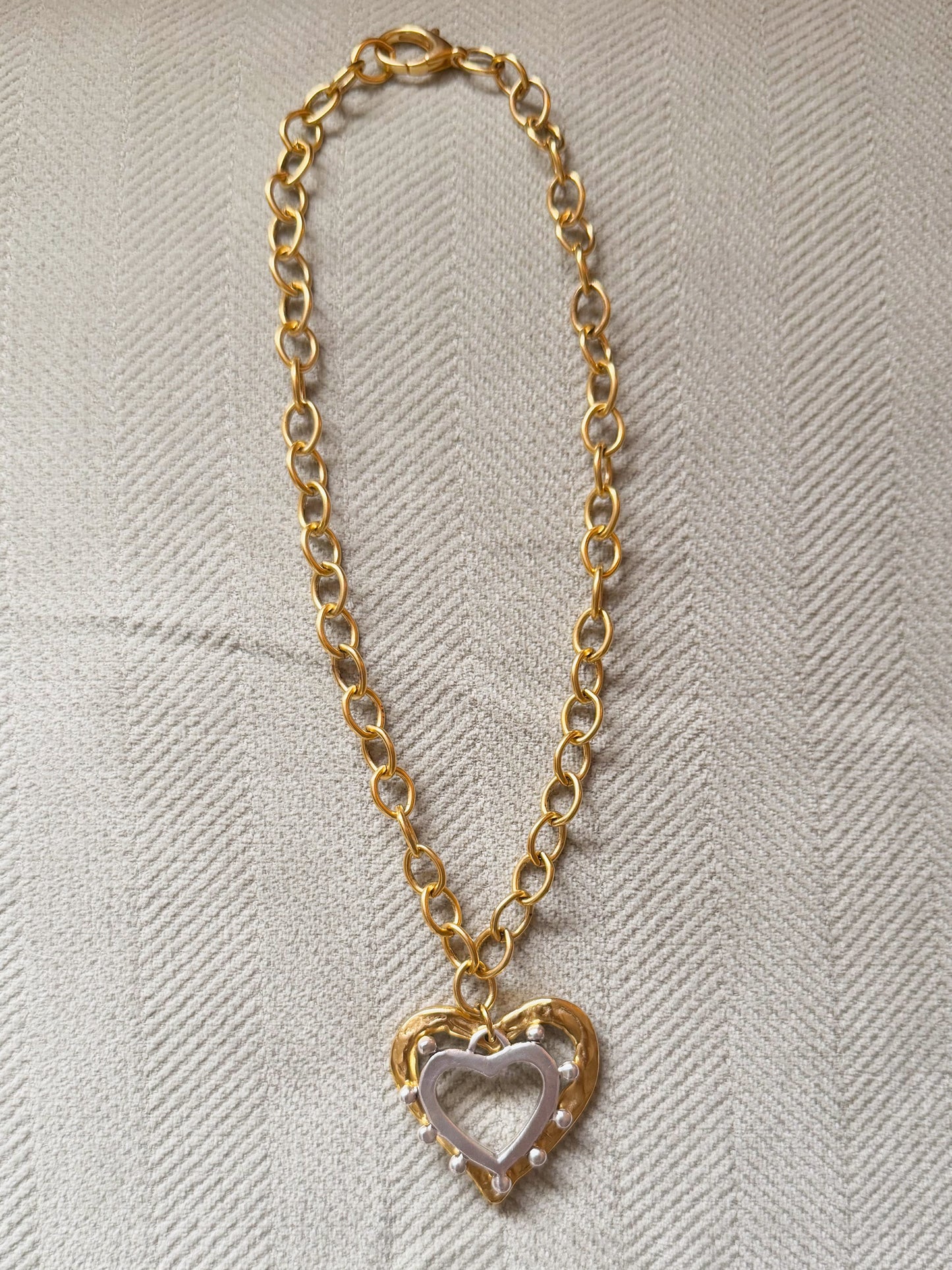 Double Heart Necklace