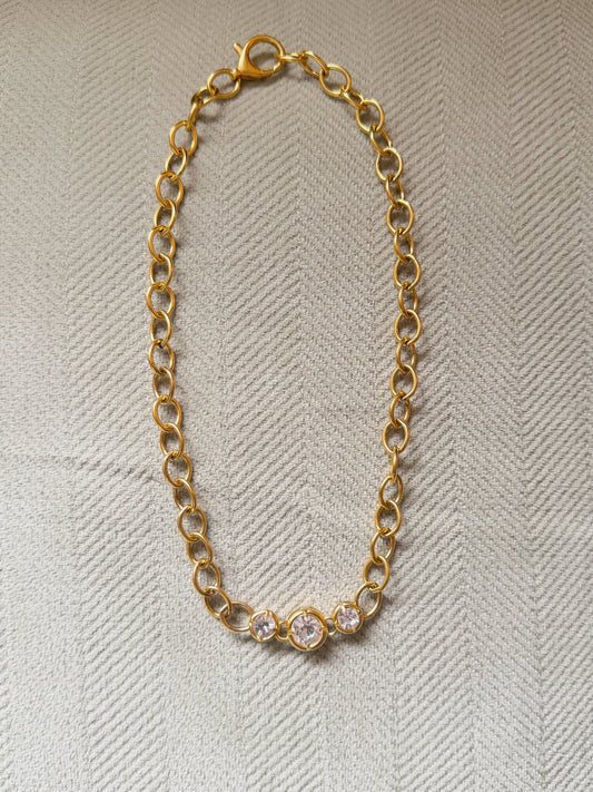 Winter Bezel Necklace