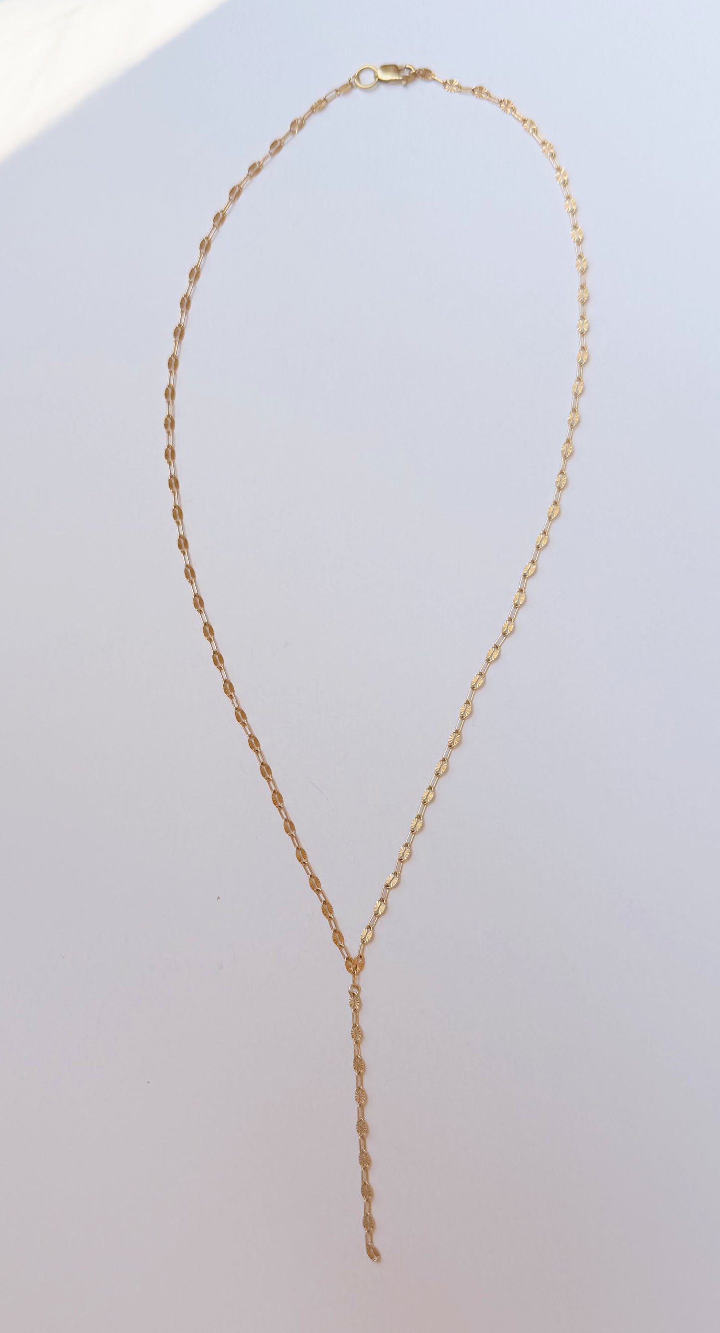 sunburst drop necklace