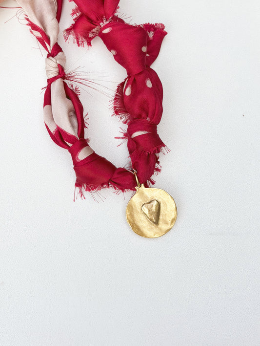 Statement Scarf - Maroon