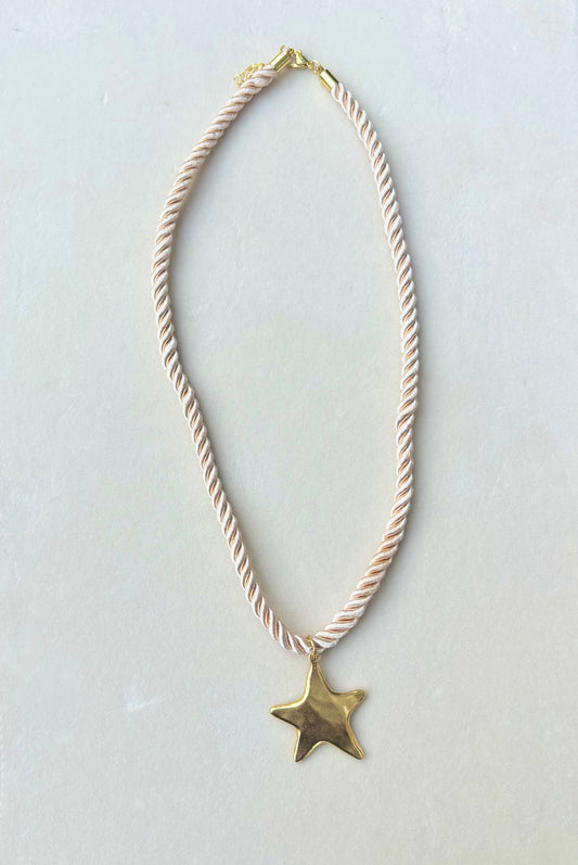 star rope — beige/pink